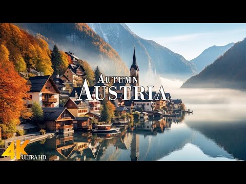 Autumn Austria 4K Ultra HD • Stunning Footage Austria, Scenic Relaxation Film with Calming Music.
