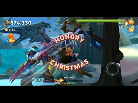 HUNGRY DRAGON NEW UPDATE DRAGON ANOMALYIS - HUNGRY CHRISTMAS GAMEPLAY