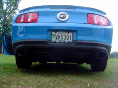 2011 mustang gt 5.0 stainless works exhaust
