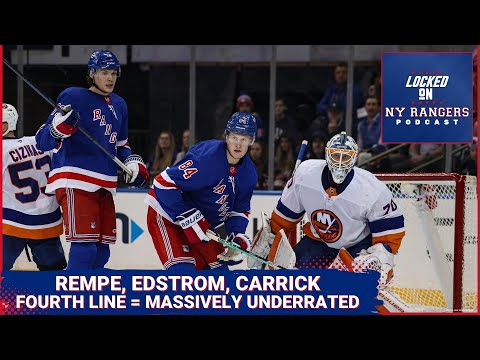 Rempe, Carrick, Edstrom ready to rock! Why the Rangers fourth line is an underrated unit...