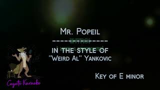 &#39;&#39;Weird Al&#39;&#39; Yankovic - Mr  Popeil (Karaoke)