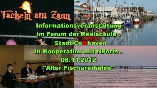 preview picture of video 'Informationsveranstaltung Stadt Cuxhaven - Nports 06.11.2012'