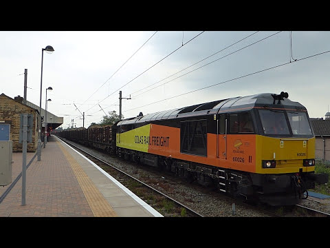 Colas 60026 departs Warrington Bank Quay