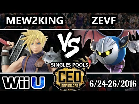 CEO 2016 Smash 4 - FOX MVG | Mew2King (Cloud) Vs. Zevf (Metaknight) SSB4 Tournament - Smash Wii U