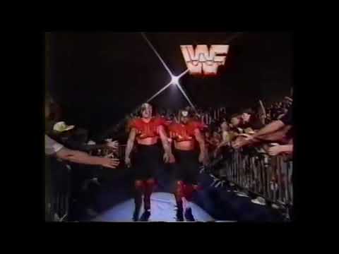 Legion Of Doom vs Jobbers Al Burke & Bob Bradley WWF Wrestling Challenge 1990