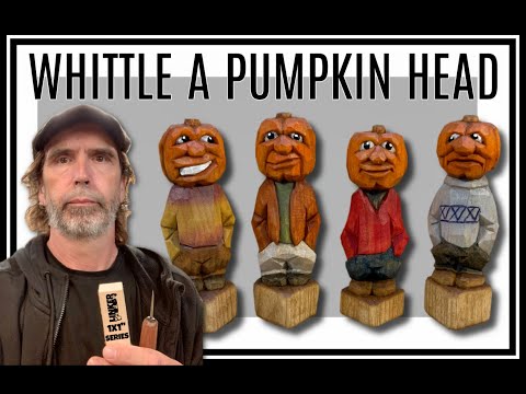 Little Pumpkin Head Man tutorial thumbnail