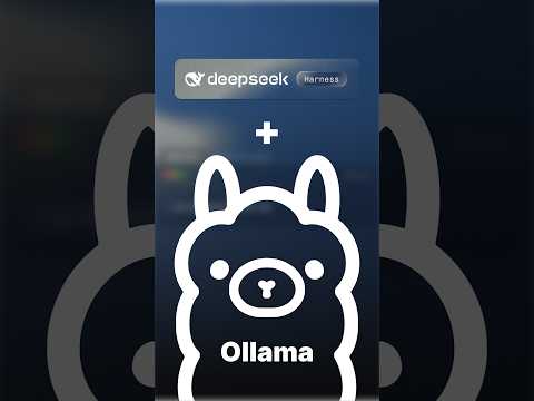 Ollama + DeepSeek Harness: The Best Open-Source Agent Harness #ai #ollama #deepseek #llm #coding thumbnail