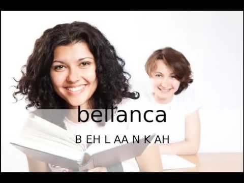 How to pronounce bellanca / How to say bellanca