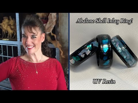 #145 How To Make UV Resin Abalone Shell Inlay Rings - 2 Methods In 20 Minutes!
