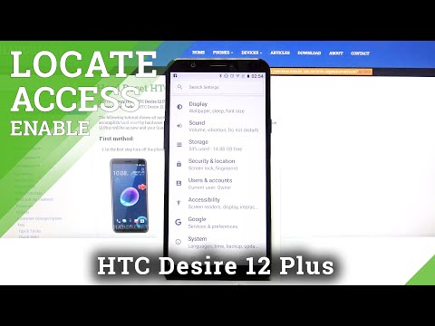 How to Turn Off Device Location in HTC Desire 12 Plus – Enable Location