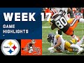 Steelers vs. Browns Week 17 Highlights | NFL 2020