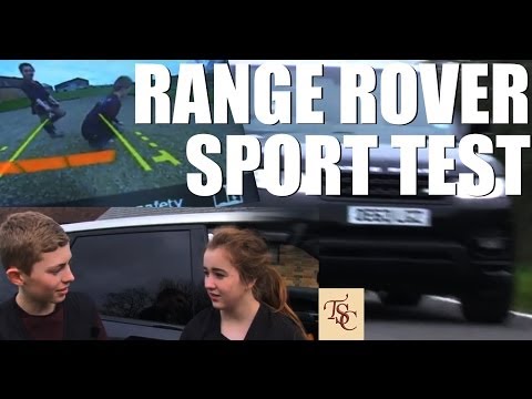 Kids test the new Range Rover Sport (uh-oh)