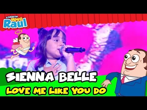 SIENNA BELLE - LOVE ME LIKE YOU DO (Ellie Goulding) - Programa Raul Gil