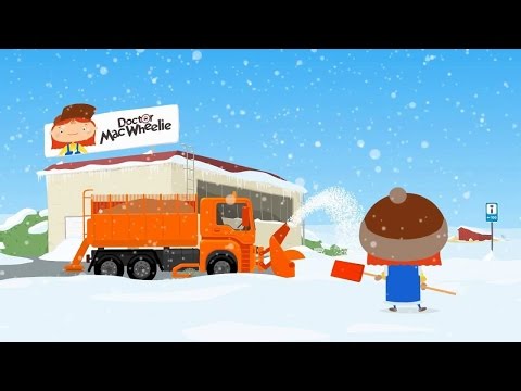 Zeichentrick für Kinder: der Schneepflug für Doktor MacWheelie.