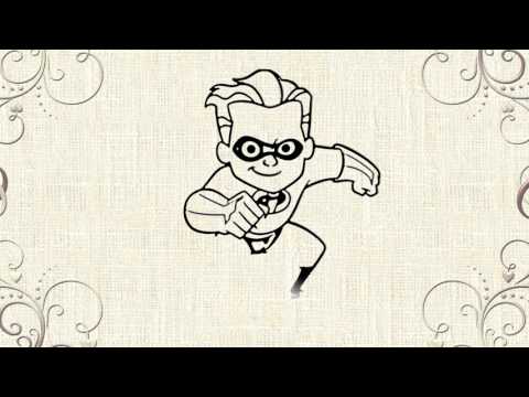 Flash - How to draw dash parr from the incredibles