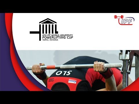 Men, 93 kg - World University Powerlifting Cup 2019