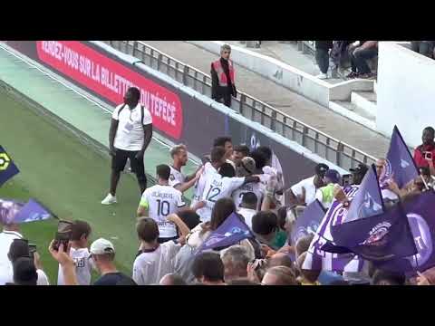 Toulouse Fc. Branco Van den Boomen first goal in ligue 1 ubereat. October 2022 vs Angers.