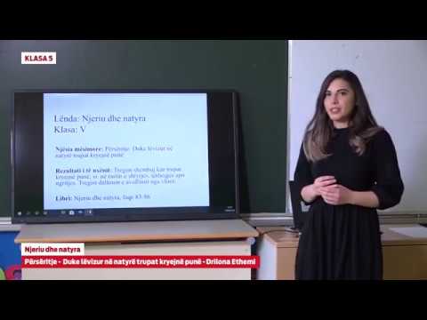 Klasa 5 - Njeriu dhe natyra – Përsëritje: Duke lëvizur në natyrë trupat kryejnë punë