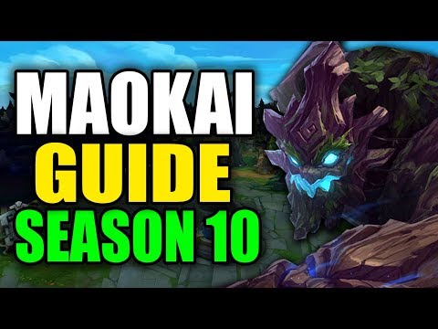 SEASON 10 MAOKAI GAMEPLAY GUIDE - (Best Maokai Build, Runes, Playstyle) - League of Legends
