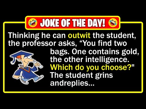 🤣 BEST JOKE OF THE DAY! - A professor was tired of a student always outwitting him... | Dad Jokes