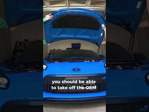 Installing A Carbon Fiber Hood On My Toyota GR86