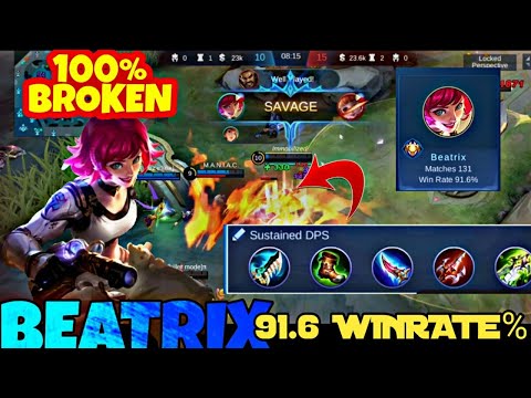 BEATRIX NEW META JUNGLE ~ MLBB