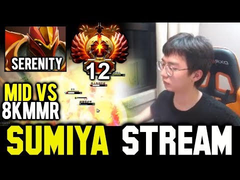 SUMIYA Invoker Hard Mid against 8000 MMR | SUMIYA Stream Moments #596
