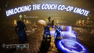 Unlocking the Couch co-op Emote Destiny 2