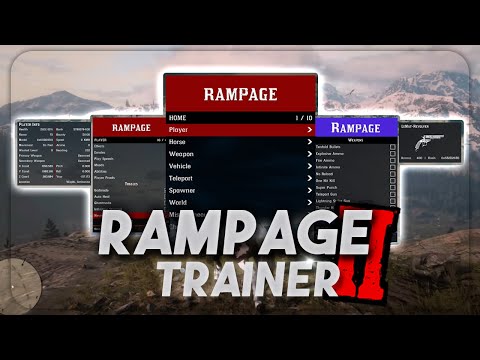 SCRIPT HOOK RDR2 + RAMPAGE TRAINER FOR RED DEAD REDEMPTION 2 TUTORIAL w/ GAMEPLAY I 2020