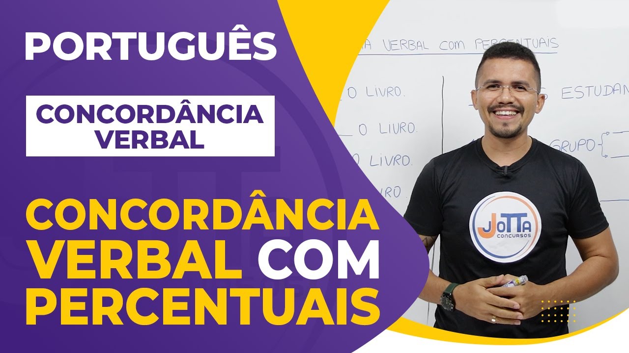 CONCORDÂNCIA VERBAL com PERCENTUAIS
