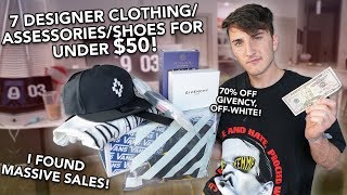 7 DESIGNER CLOTHING PIECES FOR UNDER $50! (Off-White, Givenchy & More!)