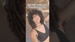 #homeless #nomad #travel #curlyhair #curls