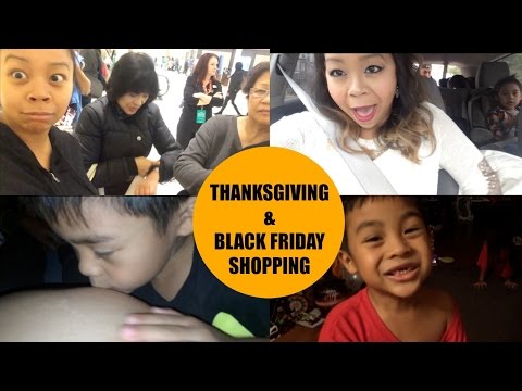 Thanksgiving & Black Friday Shopping | TeamYniguezVlogs #153 | MommyTipsByCole Video