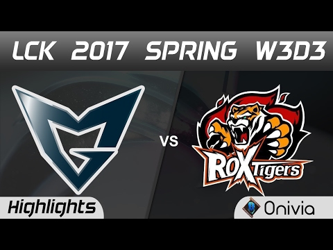 SSG vs ROX Highlights Game 3 LCK Spring 2017 W3D3 Samsung vs ROX Tigers   YouTube 720p