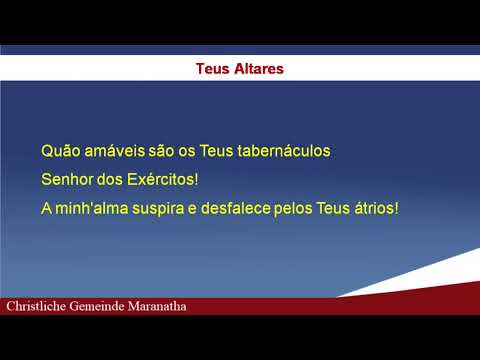 Quão Amáveis São - Igreja Cristã Maranata