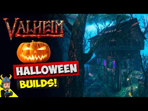 Valheim Halloween Builds! 🎃