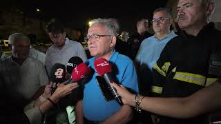 BÜYÜKKILIÇ YANGIN ÇIKAN FABRİKADA İNCELEME YAPARAK GEÇMİŞ OLSUN DİLEKLERİNİ İLETTİ