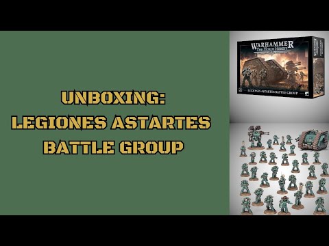 Legiones Astartes Battle Group Unboxing
