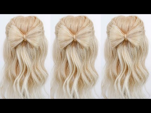 Cute Hair Bow Hairstyle! - How To Do a Bow Out Of Hair...