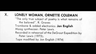 Lonely Woman  (Ornette Coleman)