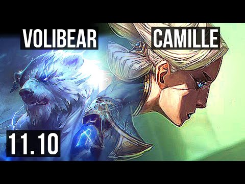 VOLIBEAR vs CAMILLE (TOP) | 7 solo kills, 900+ games, Legendary, 13/4/9 | KR Master | v11.10