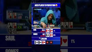 That's how to play #aces #pocketpair