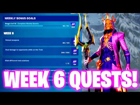 How To Complete Week 6 Quests in Fortnite - All Week 6 Challenges Fortnite Chapter 5 Season 2