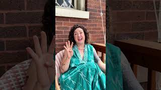 Thanks for coming to my porch chat. #divorce #ivf #budgettips