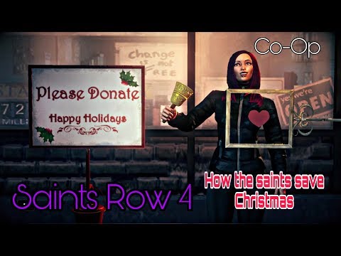 LETS PLAY Saints Row 4 Co-op How The Saints Save Christmas Part 2