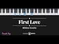 First Love Nikka Costa KARAOKE PIANO FEMALE KEY