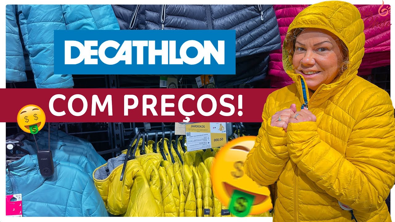 Roupas de frio e roupas de neve na loja Decathlon de Santiago do Chile - SERÁ QUE ESTÁ BARATO