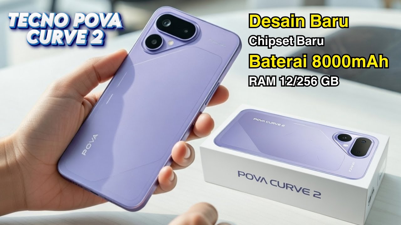 SUMPAH DI LUAR NALAR‼️TECNO POVA CURVE 2 5G RILIS, LANGSUNG BIKIN HEBOH