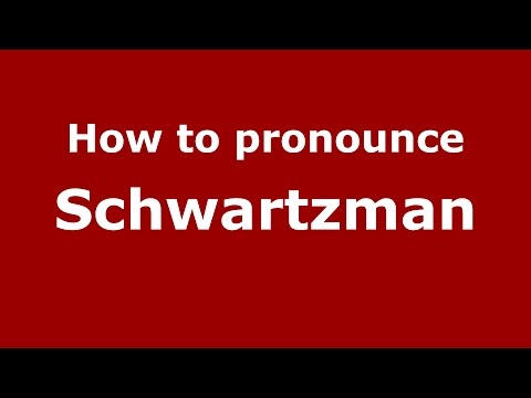 How to pronounce Schwartzman (Spanish/Argentina) - PronounceNames.com