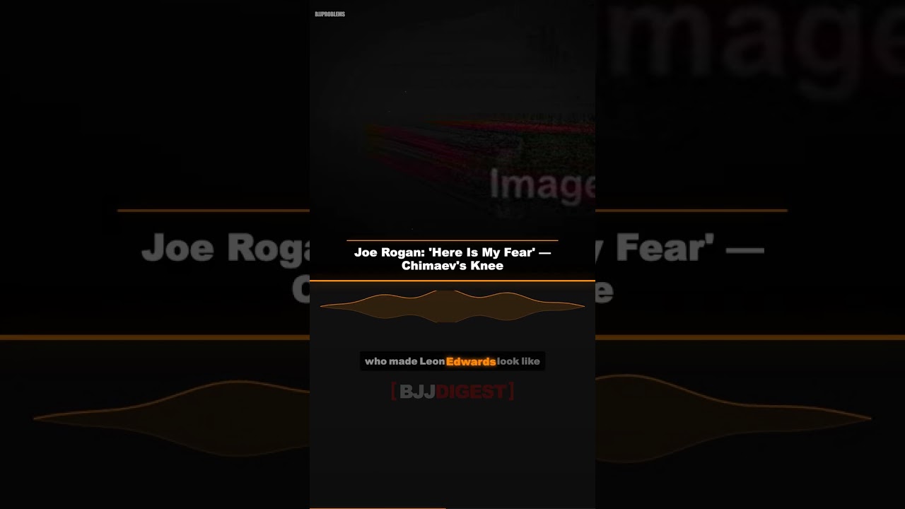 Joe Rogan: 'Here Is My Fear' — Chimaev's Knee #Shorts